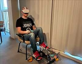 Uno de los usos de la nueva teconología, presentada este miércoles en la sede de AIJU.