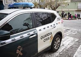 Vehículo de la Guardia Civil.