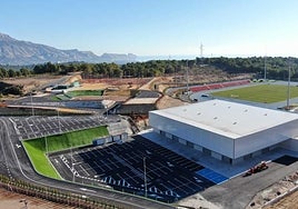 Imagen aérea de parte de la Ciutat Esportiva Camilo Cano