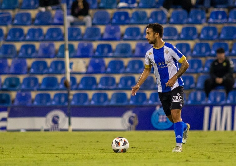 Sergio Marcos, durante un partido en el Rico Pérez