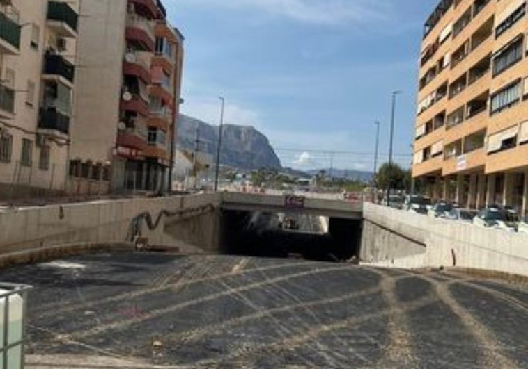La Generalitat inicia las labores de asfaltado de la avenida Beniardá de Benidorm