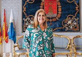 La candidata de VOX a la alcaldía de Alicante, Carmen Robledillo, en el Ayuntamiento.