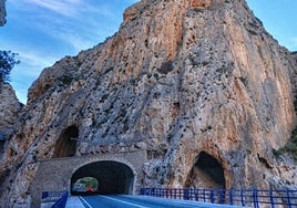 Imagen de archivo de los túneles del Mascarat entre Altea y Calp