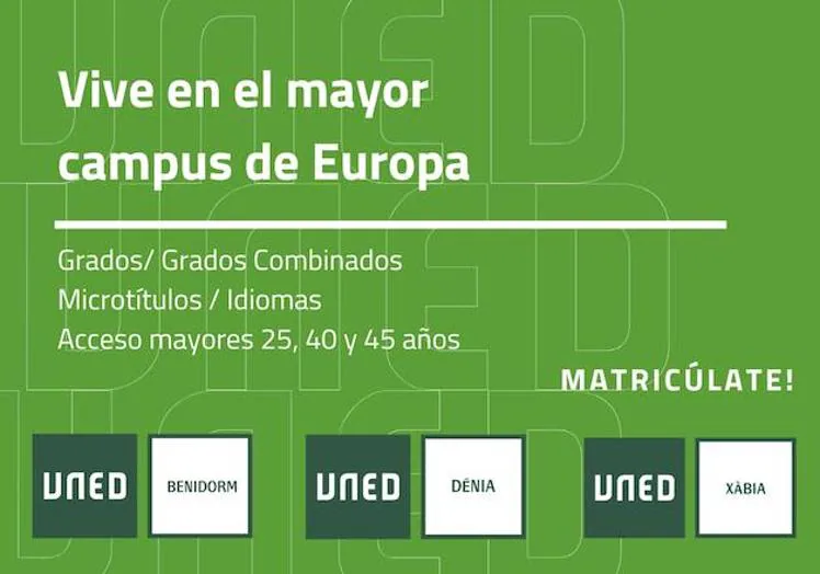 Imagen principal - UNED ofrece variedad de másteres y cursos este 2023