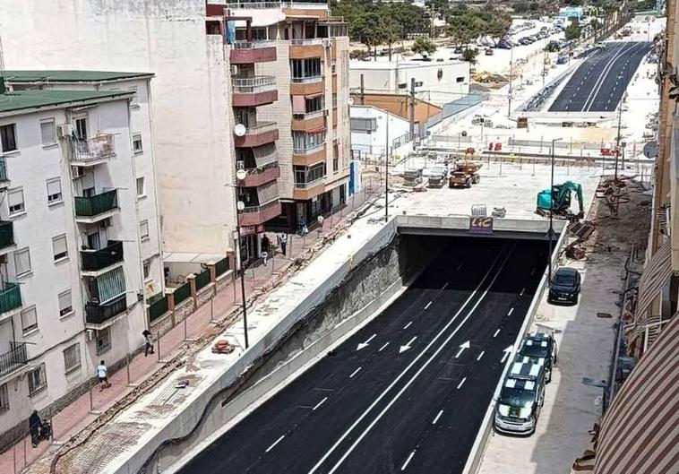 Benidorm reabre la avenida Beniardá al tráfico autorizando a los vehículos de emergencias