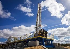 El Miura 1 desde la base aeroespacial El Arenosillo, en Huelva