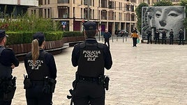 Integrantes de la Policía Local de Elche.