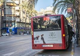 Autobús urbano de Alicante.