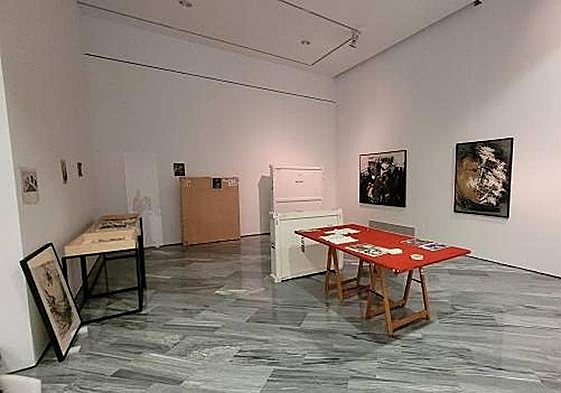 Montaje en el IVAM de la exposición antológica sobre Juana Francés