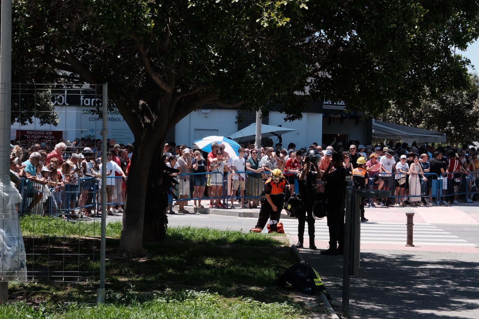 100 kilos de pólvora en la octava mascletà de las Hogueras de Alicante