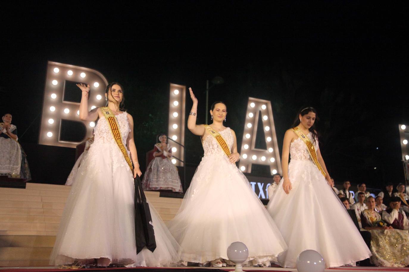 Protagonismo para Arantxa Pons y la Quintà 2023 en la proclamación de Fogueres Xàbia