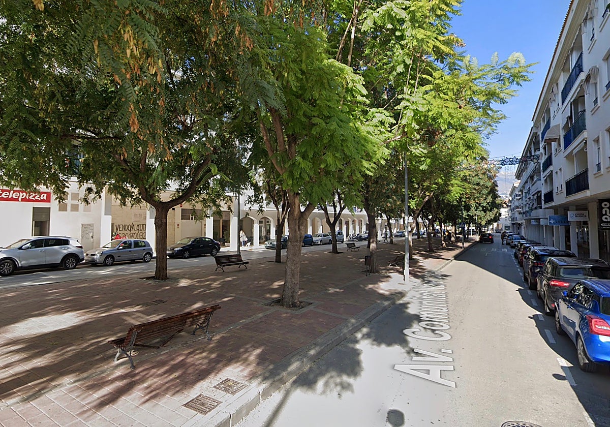 Imagen actual del lugar que ocupará el nuevo bulevar alteano