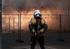 Momento de la mascletà de Tamarit en Luceros.