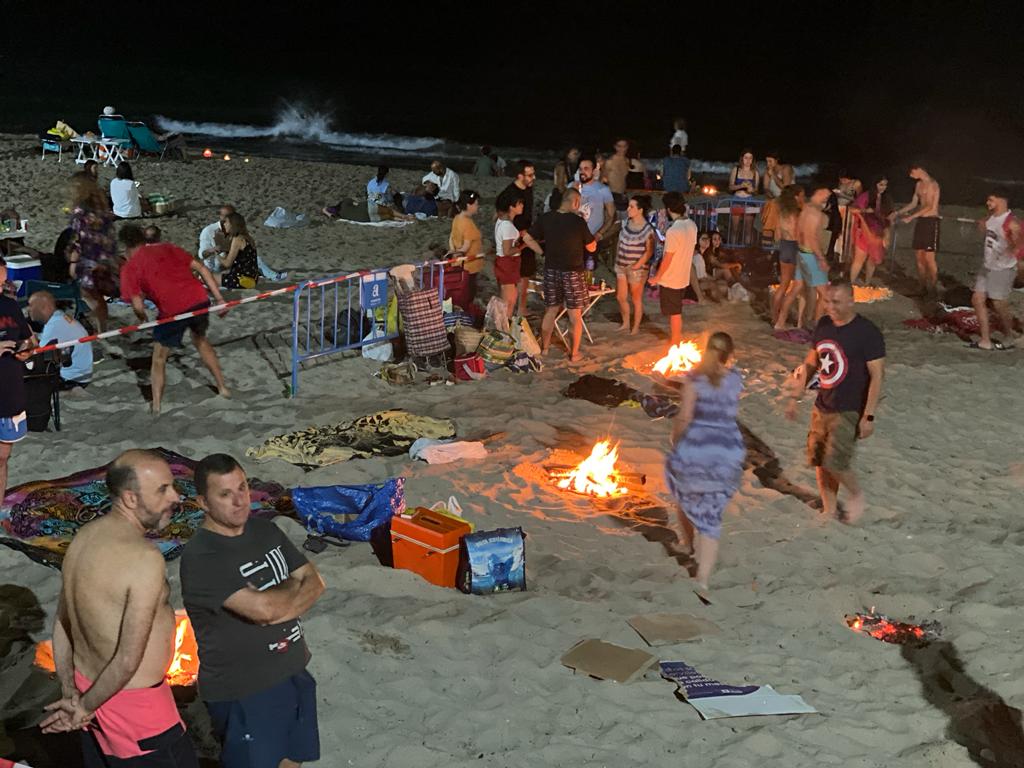 Así se vivió la noche de San Juan en las playas de Alicante