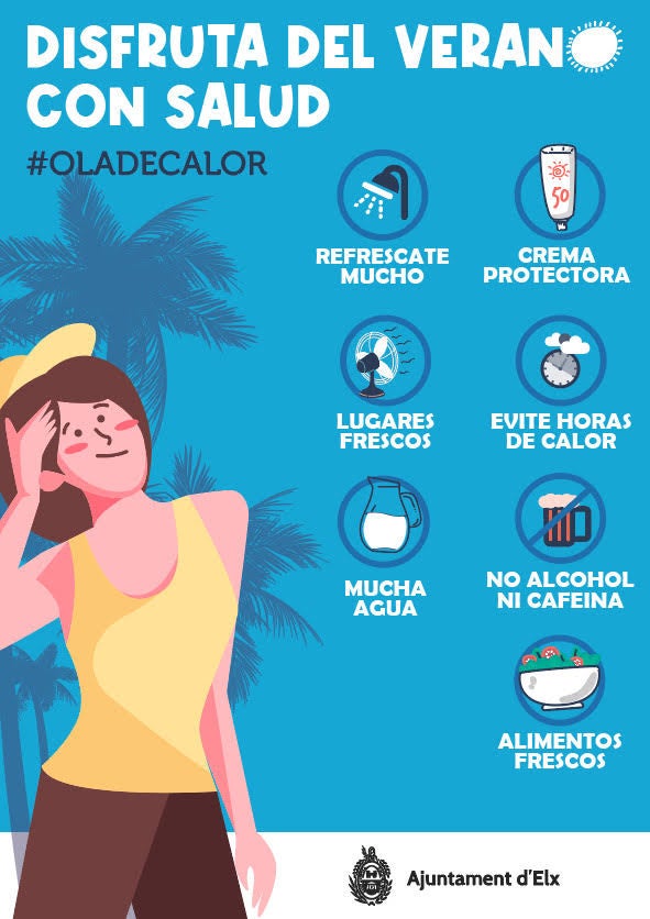 Consejos para protegerse del calor.
