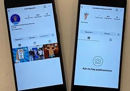 Perfiles de redes sociales de las dos candidaturas a presidir la Federació.