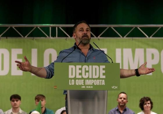 Abascal vuelve a la provincia este domingo