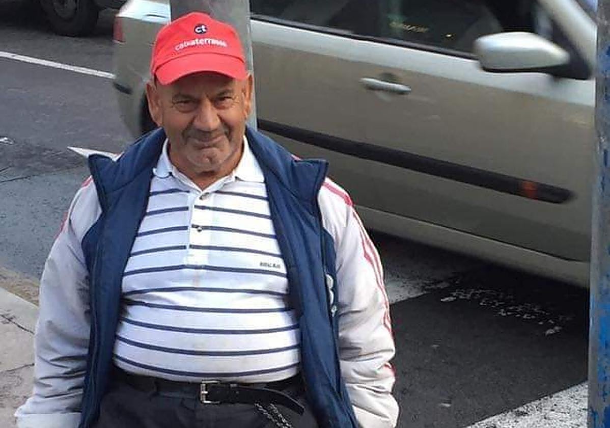 José López vendiendo regaliz en Maisonnave