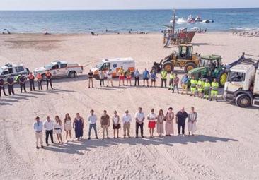 El Campello presenta los servicios mínimos de socorristas en las playas