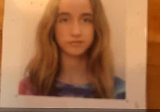 Imagen de Lucía, la menor desaparecida en la zona de la playa de San Juan.