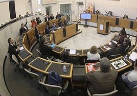 Pleno de la Diputación Provincial de Alicante, en imagen de archivo.