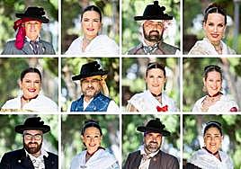 Primeros 12 componentes del equipo de Martín-Zarco a la Federació de las Hogueras.