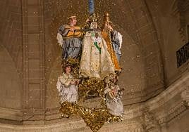 Icónica imagen del Misteri d'Elx.