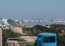 La playa donde han salvado al hombre de 82 años.