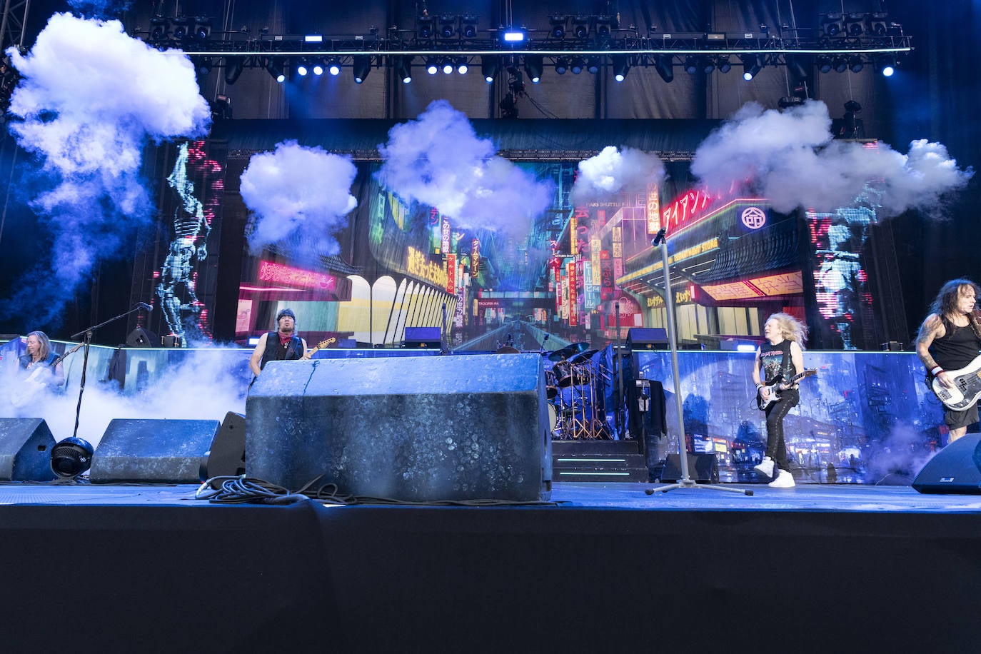 Las imágenes del concierto de Iron Maiden en Murcia