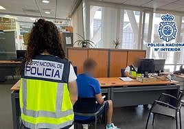 El grupo investigador de la Policía Nacional.