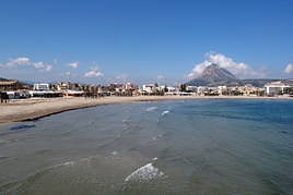 Playa del Arenal de Xàbia.