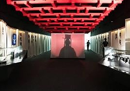 Segunda sala de la exposición de los Guerreros de Xi'an en el Marq.
