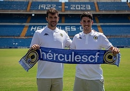 Carlos de la Nava y Roger Colomina, en el Rico Pérez