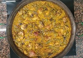 Una paella valenciana elaborada por la 'start-up'.