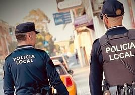 Agentes de la Policía Local de Elche.