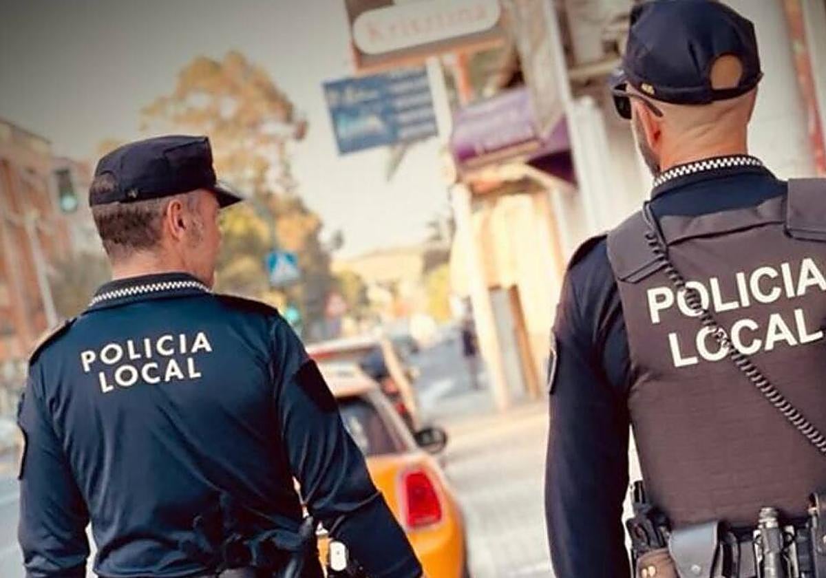 Agentes de la Policía Local de Elche.