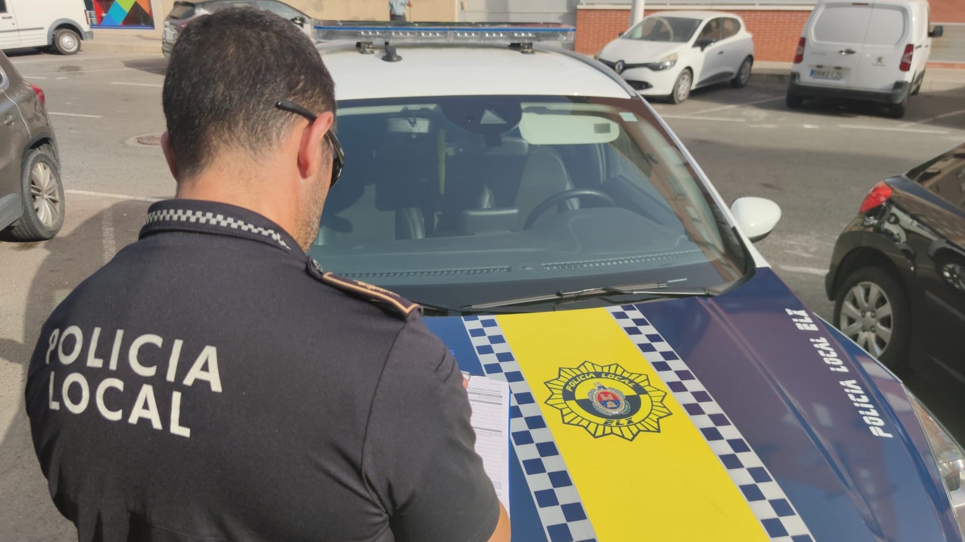 Patrulla de la Policía Local de Elche.