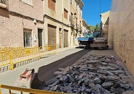 Reurbanización de la calle Independencia de Elda.