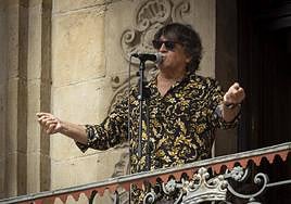 Vicente Soto en su actuación en Flamenco On Fire.