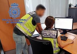 Agentes de la Policía Nacional.