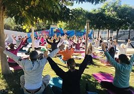 Evento de Yoga & Música en Busot el pasado noviembre.