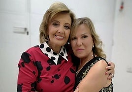 Mª Jesús Grados junto a Mª Teresa Campos en una imagen compartida por la artista