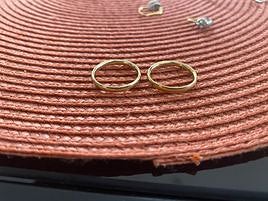 Anillos recuperados por la Policía Local de Orihuela.