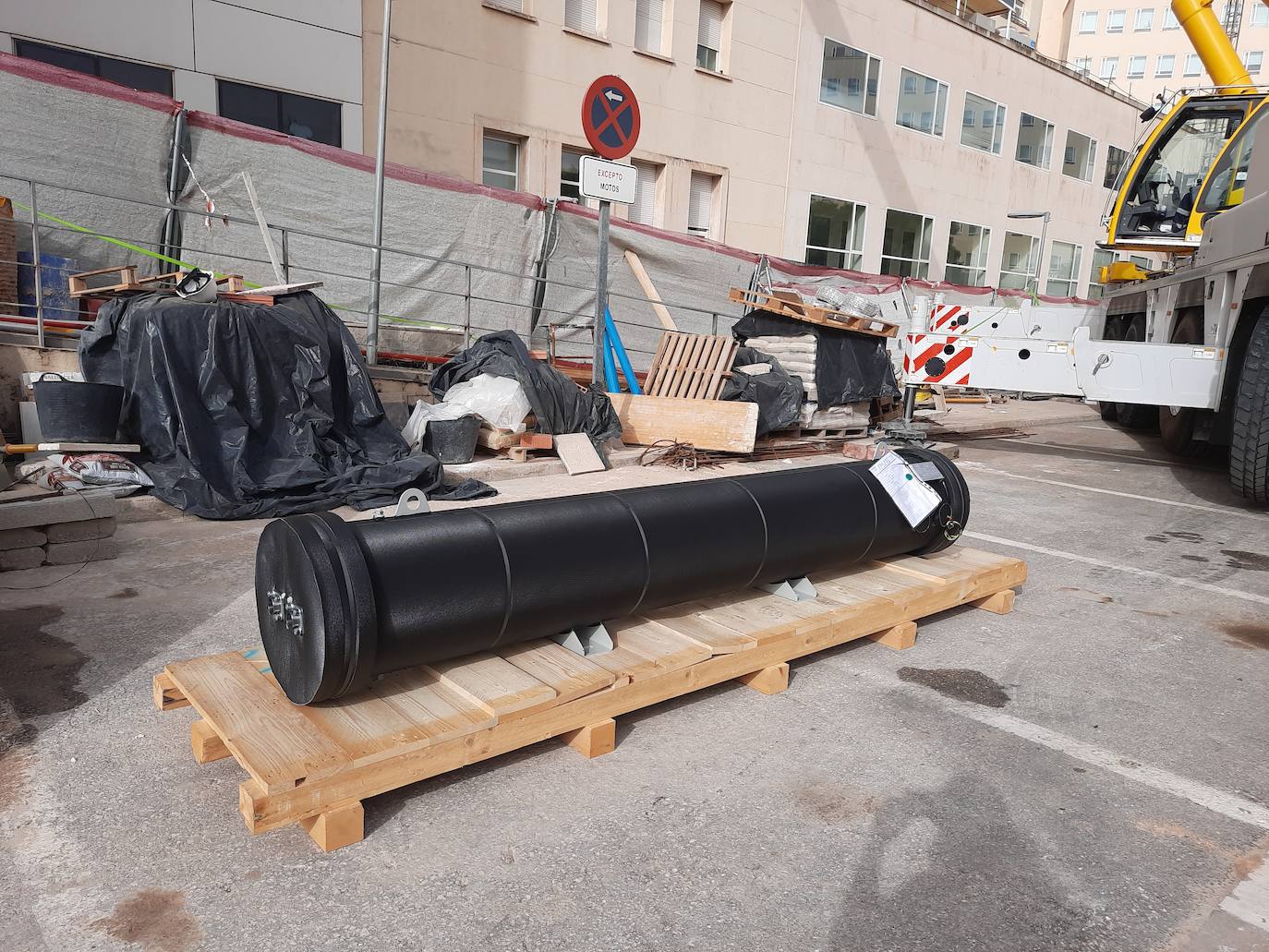 Pieza que ha tenido que ser sustituida.