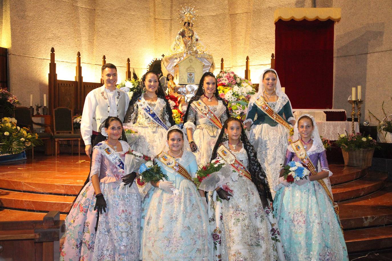 Así ha sido la ofrenda de flores a la Mare de Déu de Loreto en Xàbia
