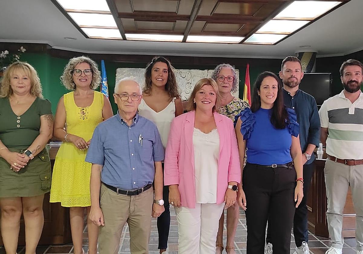 Los concejales de Bienestar Social de los municipios de la mancomunidad.