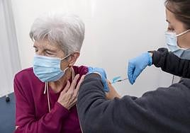 Vacunación en el Hospital de Alicante