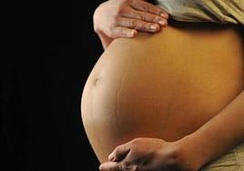 Imagen de una mujer embarazada.