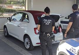 Vehículo sustarído de Francia