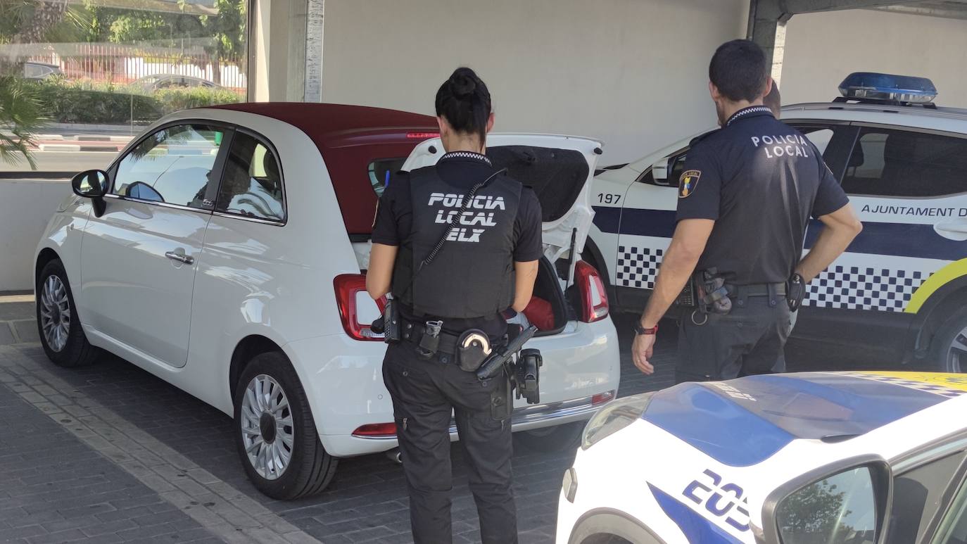 Vehículo sustarído de Francia